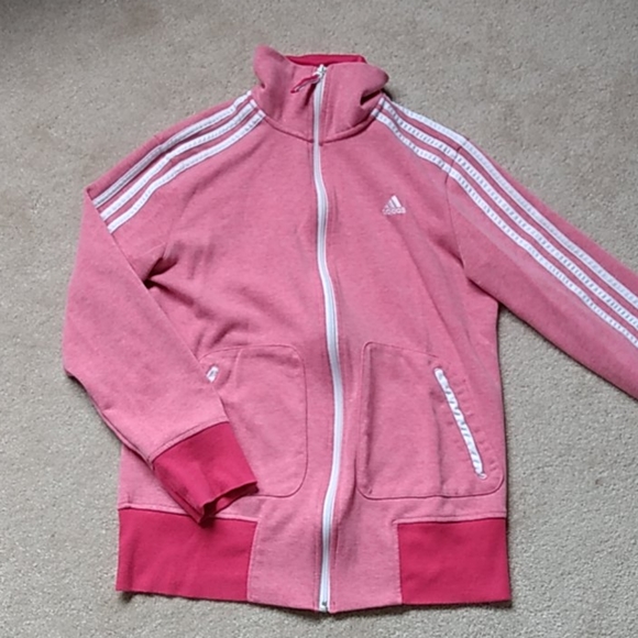 Adidas pink zipup - Picture 1 of 4